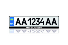 License Plate Frame for Mitsubishi (Europe type)