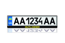 License Plate Frame for Mitsubishi Outlander IV 2021+ (Europe type)
