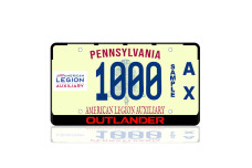 License Plate Frame for Mitsubishi Outlander IV 2021+ (USA type)