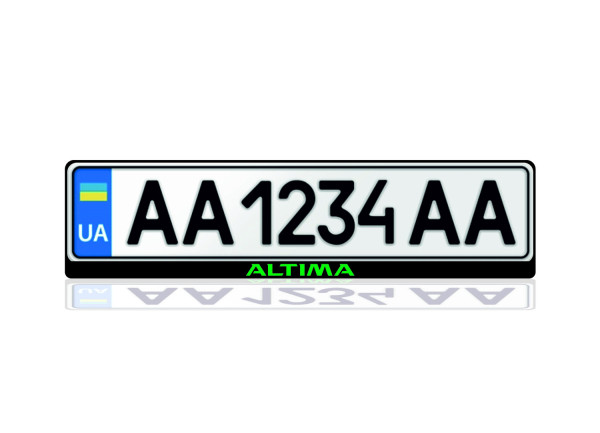 License Plate Frame for Nissan Altima V 2012-2018 (Europe type)