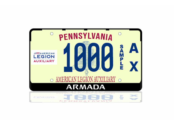 License Plate Frame for Nissan Armada II 2017-2024 (USA type)