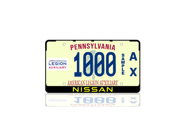 License Plate Frame for Nissan Var. 1 (USA type)