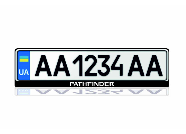 License Plate Frame for Nissan Pathfinder IV 2014-2021 (Europe type)