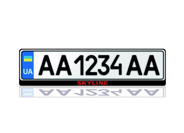 License Plate Frame for Nissan Skyline (Europe type)