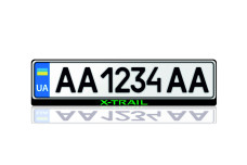 License Plate Frame for Nissan X-Trail Var.2 (Europe type)