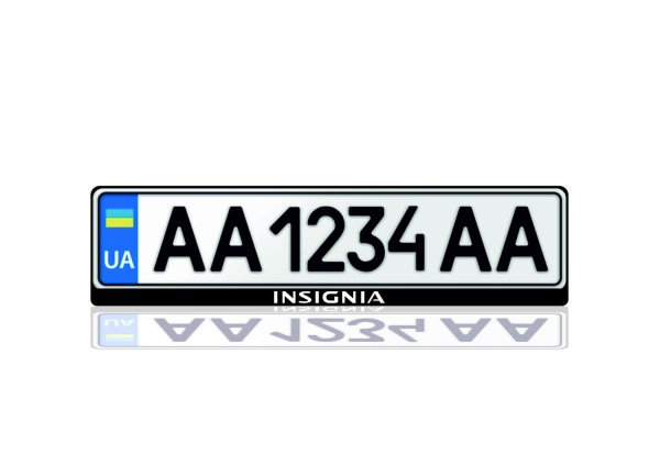 License Plate Frame for Opel Insignia I 2008-2017 (Europe type)