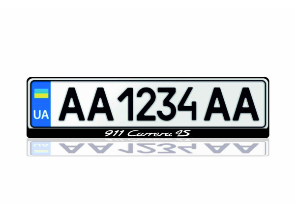 License Plate Frame for 911 Carrera 4S (Europe type)