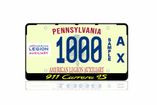 License Plate Frame for 911 Carrera 4S (USA type)