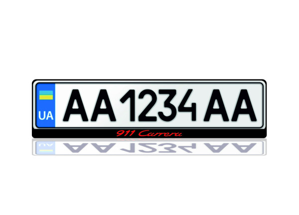 License Plate Frame for 911 Carrera (Europe type) License Plate Frame for 911 Carrera (Europe type)