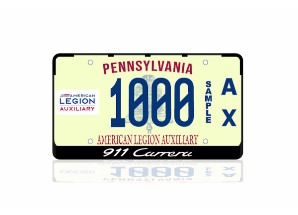License Plate Frame for 911 Carrera (USA type)