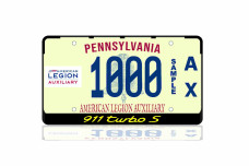 License Plate Frame for 911 Turbo S (USA type)