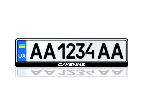 License Plate Frame for Cayenne (Europe type) License Plate Frame for Cayenne (Europe type)