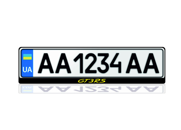 License Plate Frame for GT3 RS (Europe type)