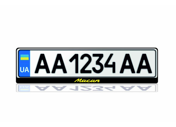 License Plate Frame for Macan (Europe type) License Plate Frame for Macan (Europe type)
