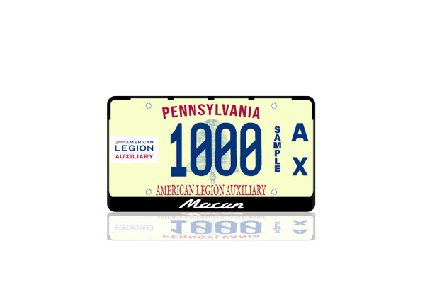 License Plate Frame for Macan (USA type)