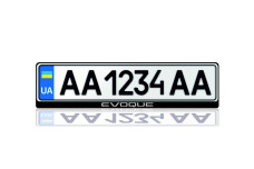 License Plate Frame for Evoque (Europe type)