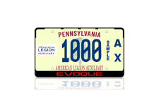 License Plate Frame for Evoque (USA type)