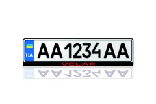 License Plate Frame for Velar (Europe type)