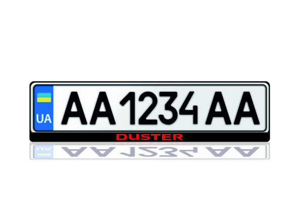 License Plate Frame for Dacia Duster II 2017-2023 (Europe type)