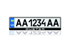 License Plate Frame for Renault Duster III 2024+ (Europe type)