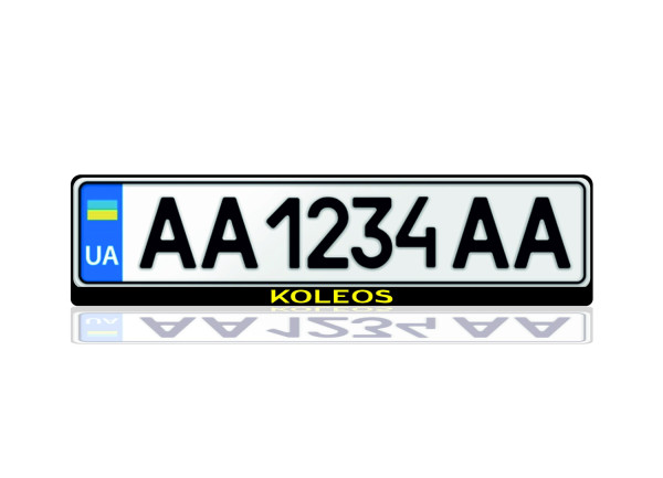 License Plate Frame for Renault Koleos I 2008-2016 (Europe type)