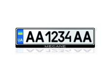 License Plate Frame for Renault Megane IV 2015+ (Europe type)