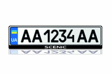 License Plate Frame for Renault Scenic III 2009-2016 (Europe type)