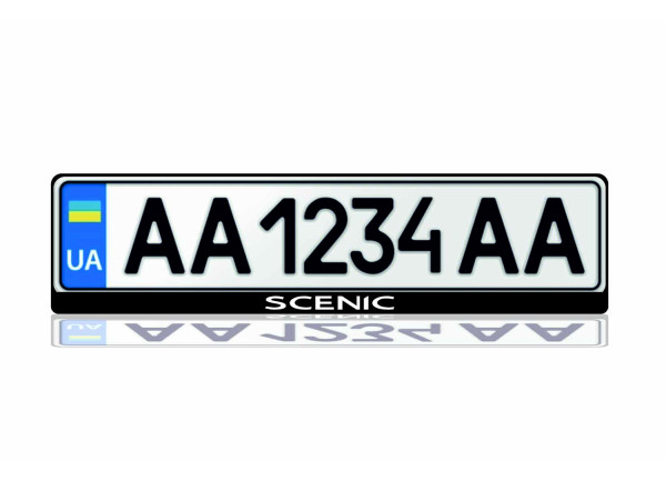 License Plate Frame for Renault Scenic III 2009-2016 (Europe type)