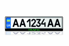 License Plate Frame for Renault Trafic III 2014+ (Europe type)