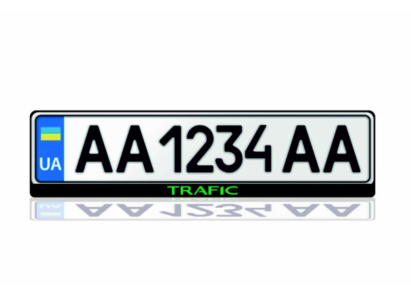 License Plate Frame for Renault Trafic III 2014+ (Europe type)