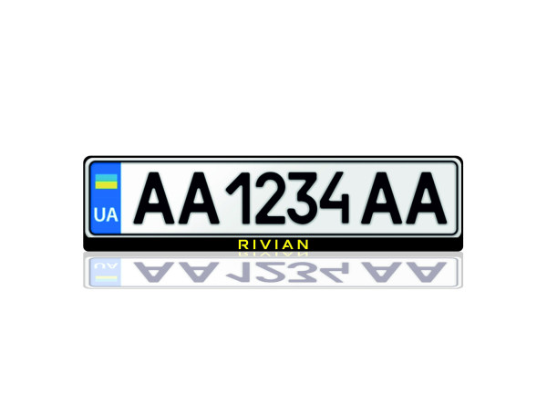 License Plate Frame for Rivian (Europe type) License Plate Frame for Rivian (Europe type)