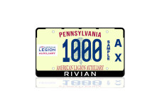 License Plate Frame for Rivian (USA type)