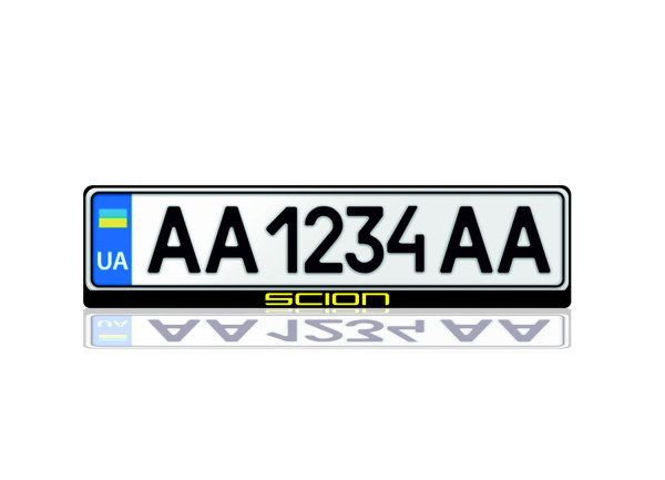 License Plate Frame for Scion (Europe type)