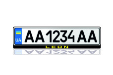 License Plate Frame for Seat Leon III 2013-2020 (Europe type)
