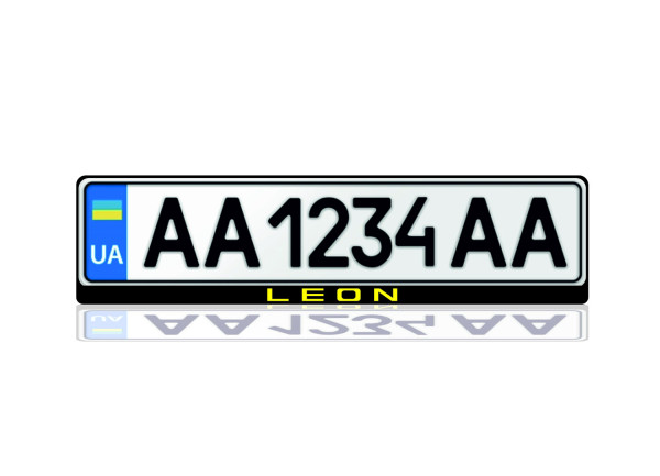 License Plate Frame for Seat Leon III 2013-2020 (Europe type)