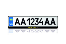License Plate Frame for Skoda Kodiaq II 2023+ (Europe type)