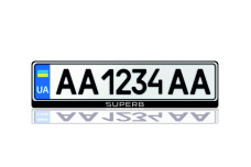 License Plate Frame for Skoda SuperB III 2015-2023 (Europe type)