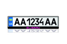 License Plate Frame for Boobaru (Europe type)