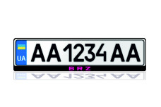 License Plate Frame for BRZ (Europe type)