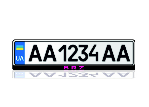 License Plate Frame for BRZ (Europe type) License Plate Frame for BRZ (Europe type)