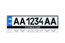 License Plate Frame for Subaru Forester (Europe type)