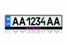 License Plate Frame Subaru Impreza V 2016-2022 (Europe type) License Plate Frame Subaru Impreza V 2016-2022 (Europe type)