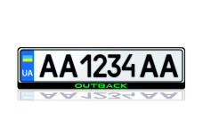 License Plate Frame for Subaru Outback (Europe type)