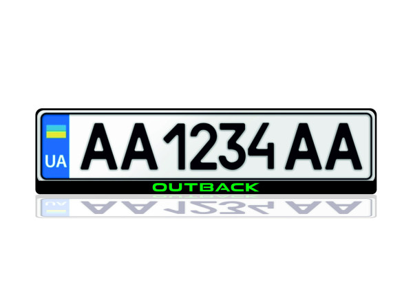 License Plate Frame for Subaru Outback (Europe type) License Plate Frame for Subaru Outback (Europe type)