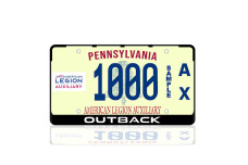 License Plate Frame for Subaru Outback (USA type)