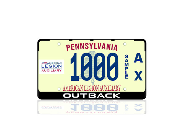 License Plate Frame for Subaru Outback (USA type)