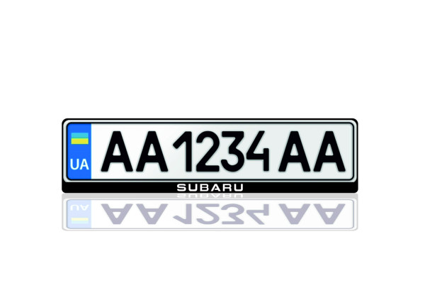License Plate Frame for Subaru (Europe type)