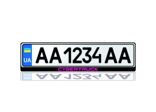 License Plate Frame for Tesla Cybertruck 2019+ (Europe type)