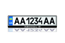 License Plate Frame for Tesla Model S 2012+ (Europe type)