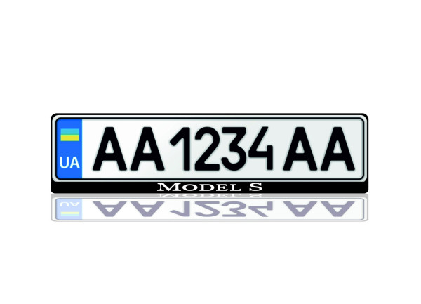 License Plate Frame for Tesla Model S 2012+ (Europe type)
